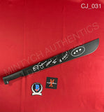 CJ_031 - Black Friday the 13th Steel Machete Autographed By CJ Graham