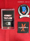 COREY_101 - Corey Taylor Slipknot Trading Card Autographed By Corey Taylor