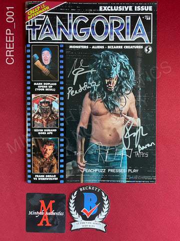 CREEP_001 - Fangoria Exclusive Issue Magazine Magazine Autographed By Mark Duplass & Patrick Brice
