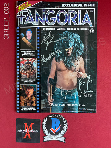 CREEP_002 - Fangoria Exclusive Issue Magazine Magazine Autographed By Mark Duplass & Patrick Brice