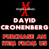 David Cronenberg Autograph Preorder - Purchase Item From MA