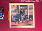 DASTMALCHIAN_007 - Late Night With The Devil Original Soundtrack Orange Variant Vinyl Record Autographed By David Dastmalchian