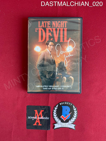 DASTMALCHIAN_020 - Late Night With The Devil DVD Autographed By David Dastmalchian