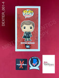 DEXTER_001 - Dexter 1965 Dexter Morgan Funko Pop Autographed By Michael C Hall, Jennifier Carpenter, David Zayas, Erik King & Desmond Harrington