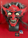 DICKINSON_007 - Iron Maiden "Number Of The Beast" Trick Or Treat Studios Mask Autographed By Bruce Dickinson