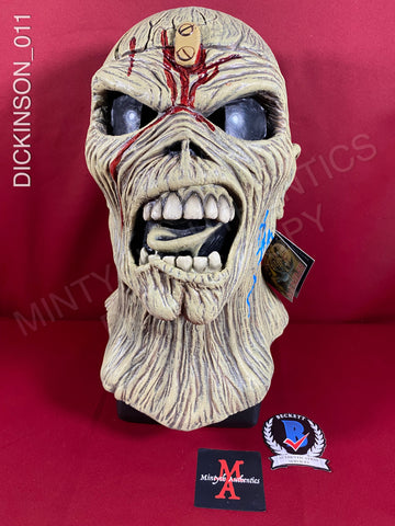DICKINSON_011 - Iron Maiden "Powerslave" Trick Or Treat Studios Mask Autographed By Bruce Dickinson