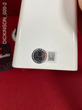 DICKINSON_020 - White Cow Bell Autographed By Bruce Dickinson