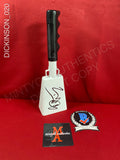 DICKINSON_020 - White Cow Bell Autographed By Bruce Dickinson