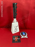 DICKINSON_022 - White Cow Bell Autographed By Bruce Dickinson