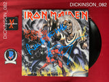 DICKINSON_082 - Iron Maiden "The Number Of The Beast" Vinyl Autographed By Bruce Dickinson