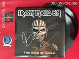DICKINSON_088 - Iron Maiden "Book Of Souls" Vinyl Autographed By Bruce Dickinson