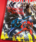 DICKINSON_107 - Iron Maiden "The Number Of The Beast" Vinyl Autographed By Bruce Dickinson