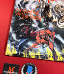 DICKINSON_118 - Iron Maiden "The Number Of The Beast" Vinyl Autographed By Bruce Dickinson