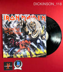 DICKINSON_118 - Iron Maiden "The Number Of The Beast" Vinyl Autographed By Bruce Dickinson
