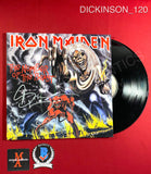 DICKINSON_120 - Iron Maiden "The Number Of The Beast" Vinyl Autographed By Bruce Dickinson