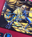DICKINSON_130 - Iron Maiden "Piece Of Mind" Vinyl Autographed By Bruce Dickinson