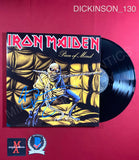 DICKINSON_130 - Iron Maiden "Piece Of Mind" Vinyl Autographed By Bruce Dickinson