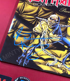 DICKINSON_134 - Iron Maiden "Piece Of Mind" Vinyl Autographed By Bruce Dickinson