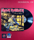DICKINSON_136 - Iron Maiden "Piece Of Mind" Vinyl Autographed By Bruce Dickinson