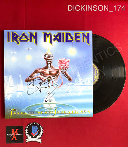 DICKINSON_174 - Iron Maiden "Seventh Son Of A Seventh Son" Vinyl Autographed By Bruce Dickinson