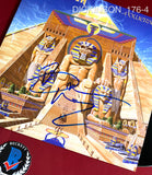 DICKINSON_176 - Iron Maiden "Powerslave" Vinyl Autographed By Bruce Dickinson