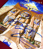 DICKINSON_178 - Iron Maiden "Powerslave" Vinyl Autographed By Bruce Dickinson