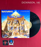 DICKINSON_180 - Iron Maiden "Powerslave" Vinyl Autographed By Bruce Dickinson