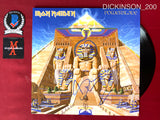 DICKINSON_200 - Iron Maiden Powerslave Vinyl Vinyl Autographed By Bruce Dickinson