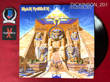DICKINSON_201 - Iron Maiden Powerslave Vinyl Vinyl Autographed By Bruce Dickinson