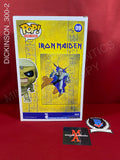 DICKINSON_300 - Iron Maiden 09 "Mummy Eddie" Large Comic Covers Funko Pop! Autographed By Bruce Dickinson