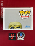 DICKINSON_315 - Iron Maiden 442 Mummy Eddie Funko Pop! Autographed By Bruce Dickinson