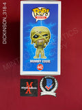 DICKINSON_318 - Iron Maiden 442 Mummy Eddie Funko Pop! Autographed By Bruce Dickinson