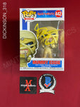 DICKINSON_318 - Iron Maiden 442 Mummy Eddie Funko Pop! Autographed By Bruce Dickinson