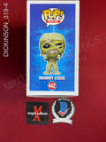 DICKINSON_319 - Iron Maiden 442 Mummy Eddie Funko Pop! Autographed By Bruce Dickinson