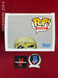 DICKINSON_319 - Iron Maiden 442 Mummy Eddie Funko Pop! Autographed By Bruce Dickinson
