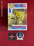 DICKINSON_319 - Iron Maiden 442 Mummy Eddie Funko Pop! Autographed By Bruce Dickinson