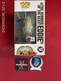 DICKINSON_321 - Iron Maiden 145 "The Number Of The Beast Eddie" Funko Pop! Autographed By Bruce Dickinson