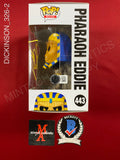 DICKINSON_326 - Iron Maiden 443 Pharaoh Eddie Funko Pop! Autographed By Bruce Dickinson