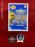 DICKINSON_326 - Iron Maiden 443 Pharaoh Eddie Funko Pop! Autographed By Bruce Dickinson