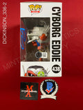 DICKINSON_336 - Iron Maiden 438 Cyborg Eddie Funko Pop! Autographed By Bruce Dickinson