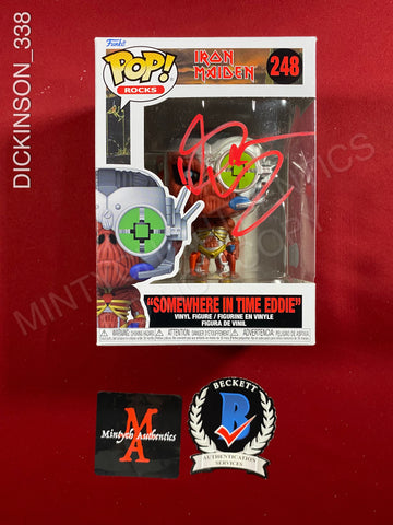 DICKINSON_338 - Iron Maiden 248 "Somewhere In Time Eddie" Funko Pop! Autographed By Bruce Dickinson