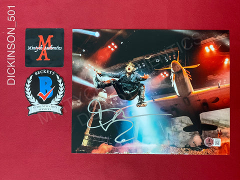 DICKINSON_501 - 8x10 Photo Autographed By Bruce Dickinson