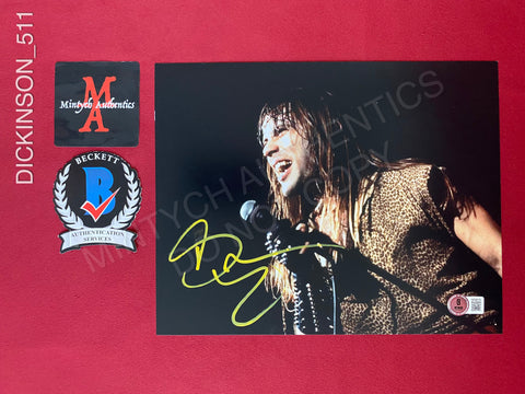 DICKINSON_511 - 8x10 Photo Autographed By Bruce Dickinson