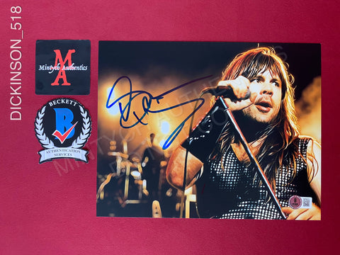 DICKINSON_518 - 8x10 Photo Autographed By Bruce Dickinson