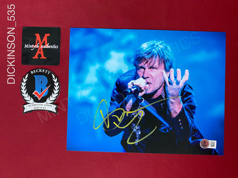 DICKINSON_535 - 8x10 Photo Autographed By Bruce Dickinson
