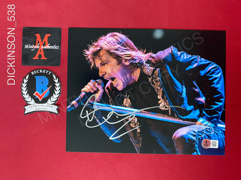 DICKINSON_538 - 8x10 Photo Autographed By Bruce Dickinson