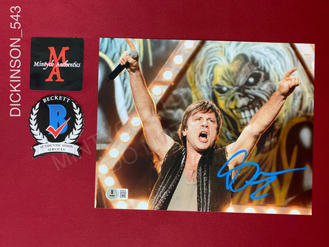 DICKINSON_543 - 8x10 Photo Autographed By Bruce Dickinson