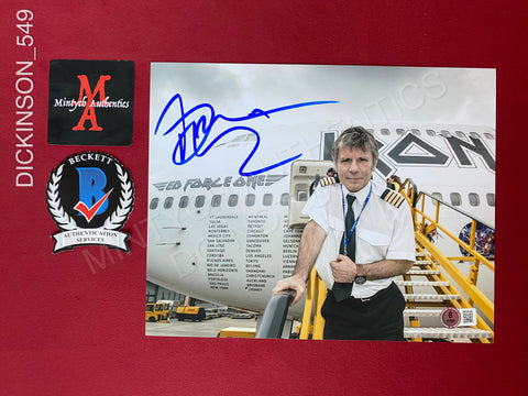 DICKINSON_549 - 8x10 Photo Autographed By Bruce Dickinson