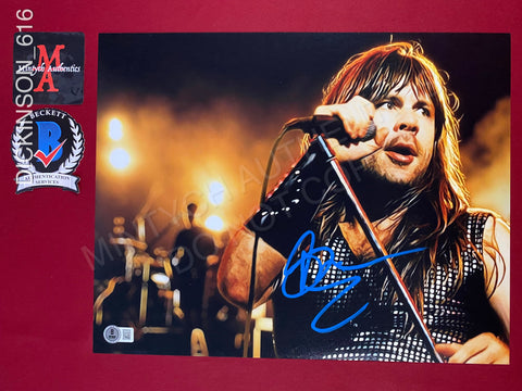 DICKINSON_616 - 11x14 Photo Autographed By Bruce Dickinson