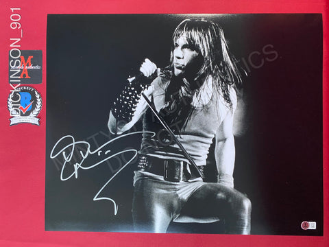 DICKINSON_901 - 16x20 Photo Autographed By Bruce Dickinson